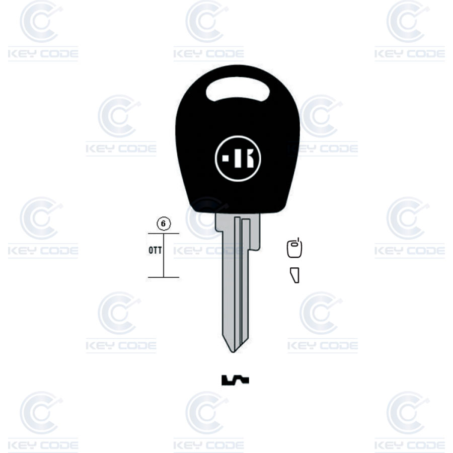 POD KEY SKODA SK21S (SK22R)