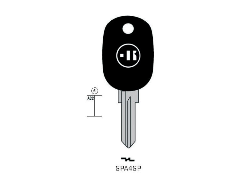 LLAVE KEYLINE CAMION SISPA SPA4S (SSA4RP) 