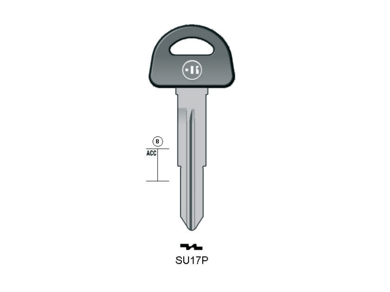 LLAVE KEYLINE SUZUKI SU17P (SZ11RP, SUZU-8P)