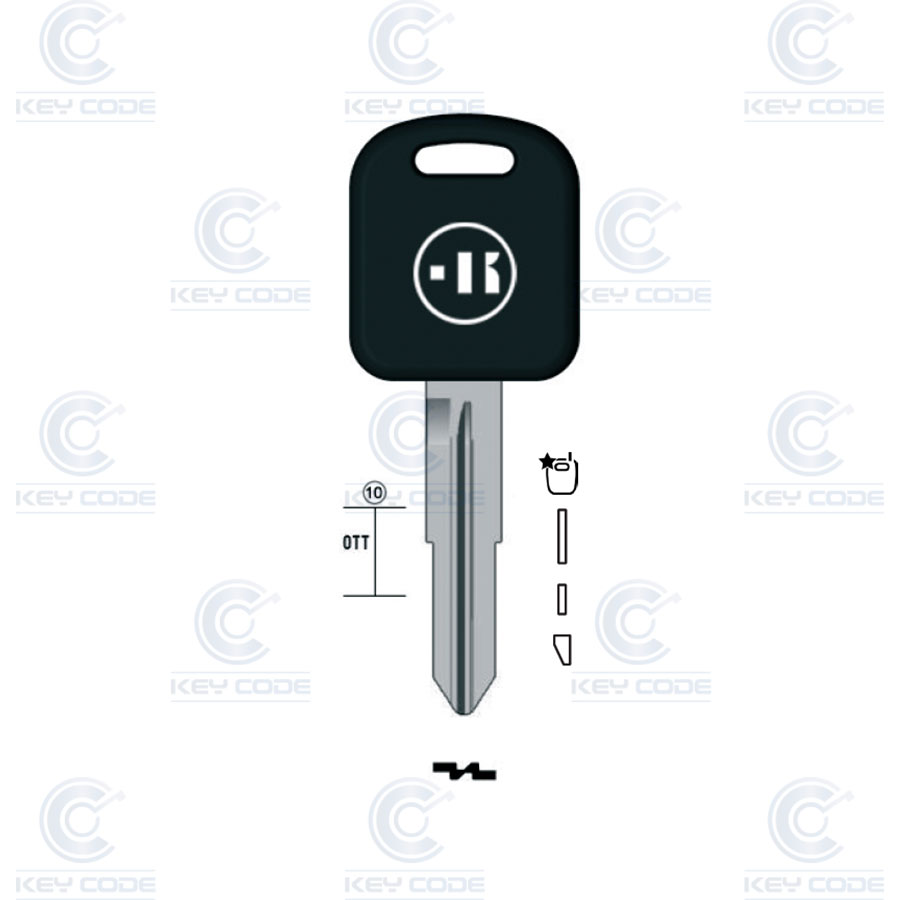  LLAVE PARA TRANSPONDER TPX TOY48