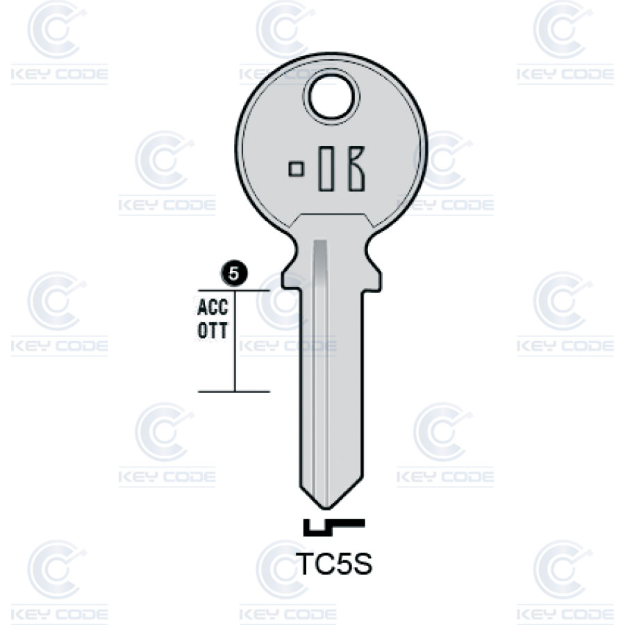 LLAVE KEYLINE TC5S (TL1R, TRI-7I)