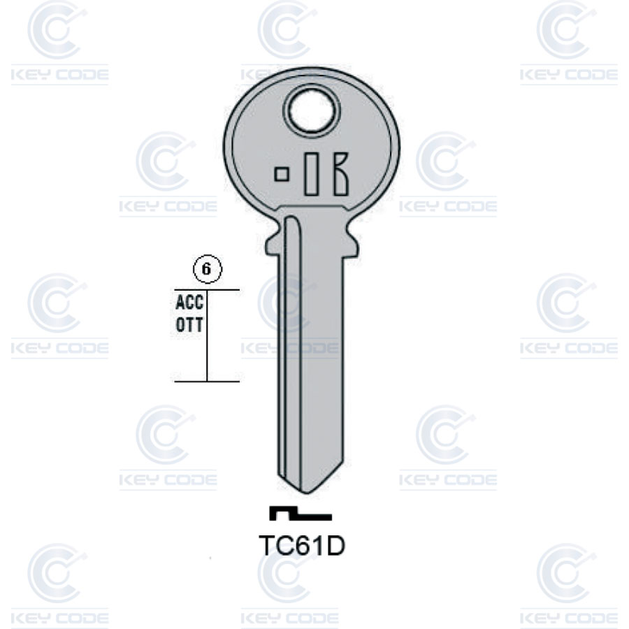 LLAVE KEYLINE TC61D (TL3, TRI-11D)