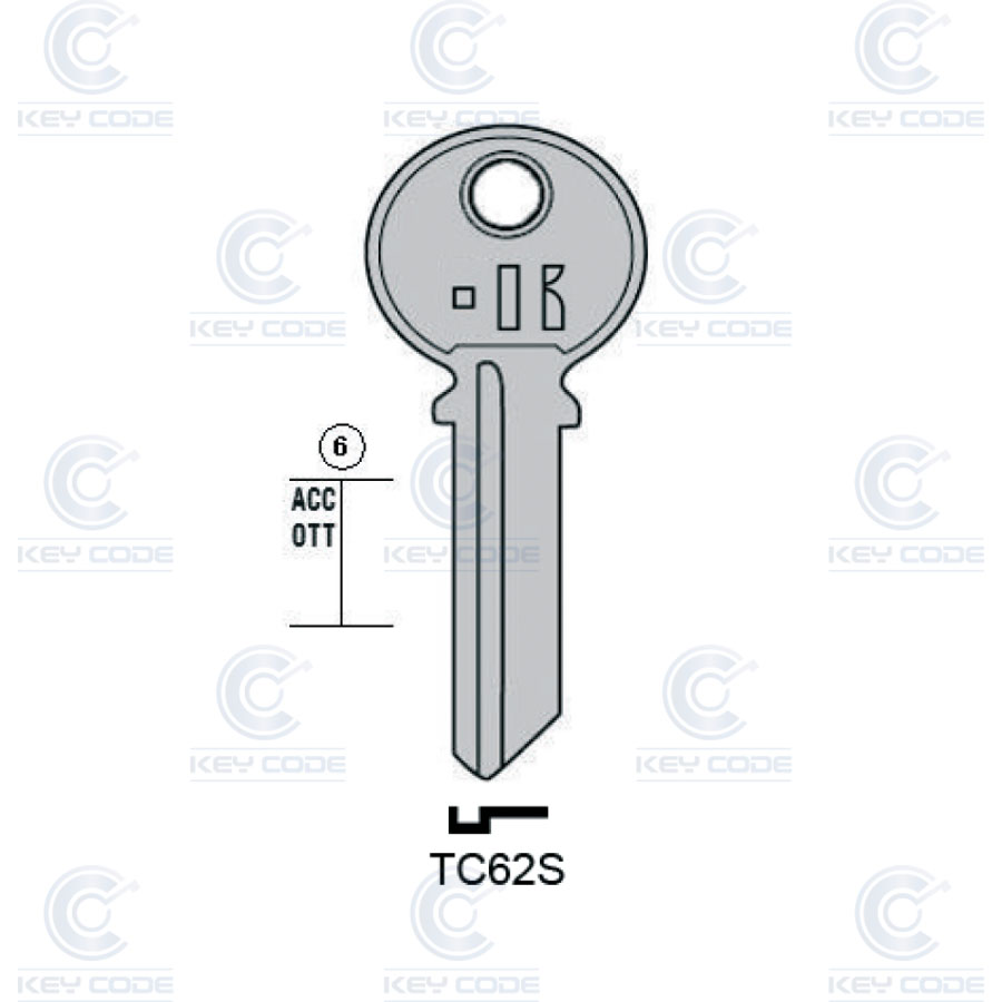 LLAVE KEYLINE TC62S (TL5R, TRI-9I)