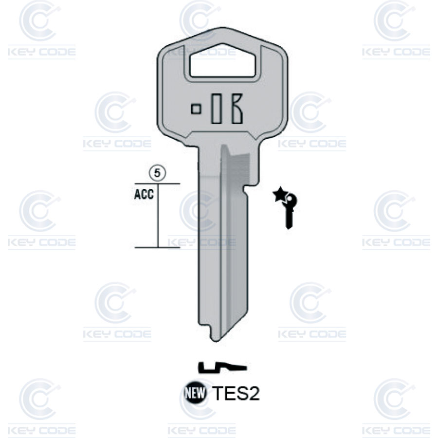 CLE KEYLINE TES2 (TE2X, TE-8I) 