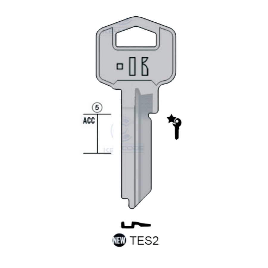 LLAVE KEYLINE TES2 (TE2X, TE-8I)