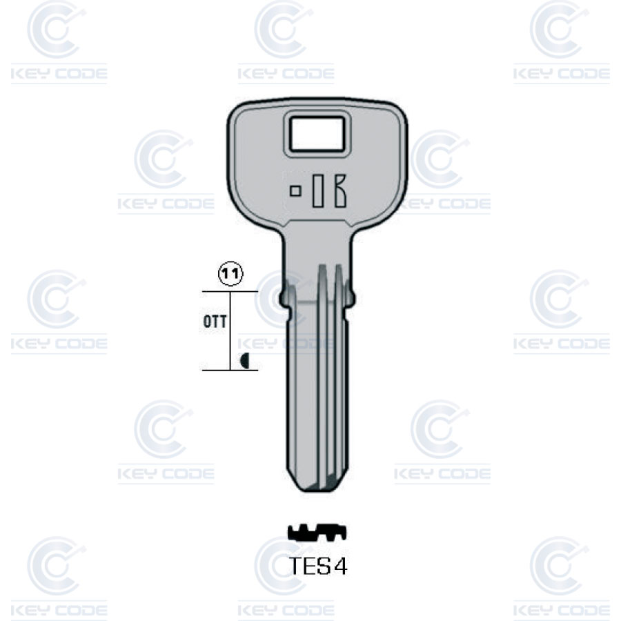 LLAVE KEYLINE TES4 (TE5, TE-T80) 