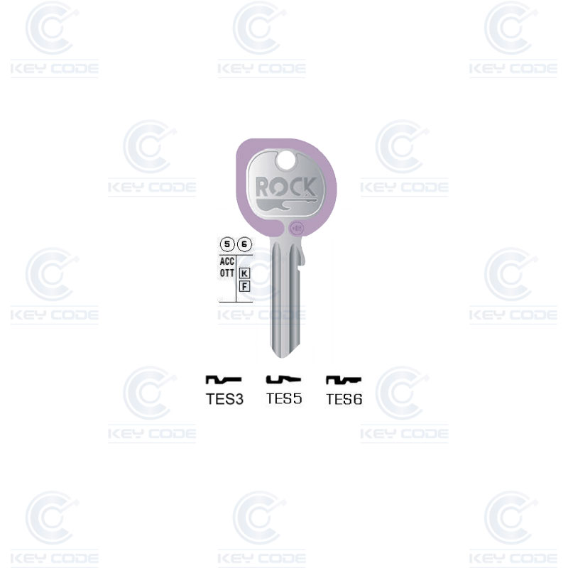 LLAVE KEYLINE TESA TES5 ROCK (TE2, TE-8I) LILA