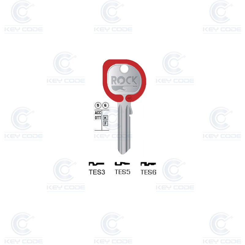 CLE KEYLINE TESA TES5 ROCK (TE2, TE-8I) ROUGE