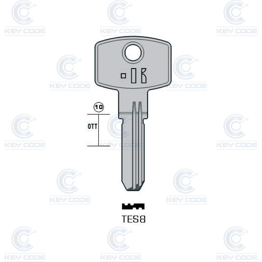 LLAVE DE PUNTO KEYLINE TES8 (EC5, TE-10)