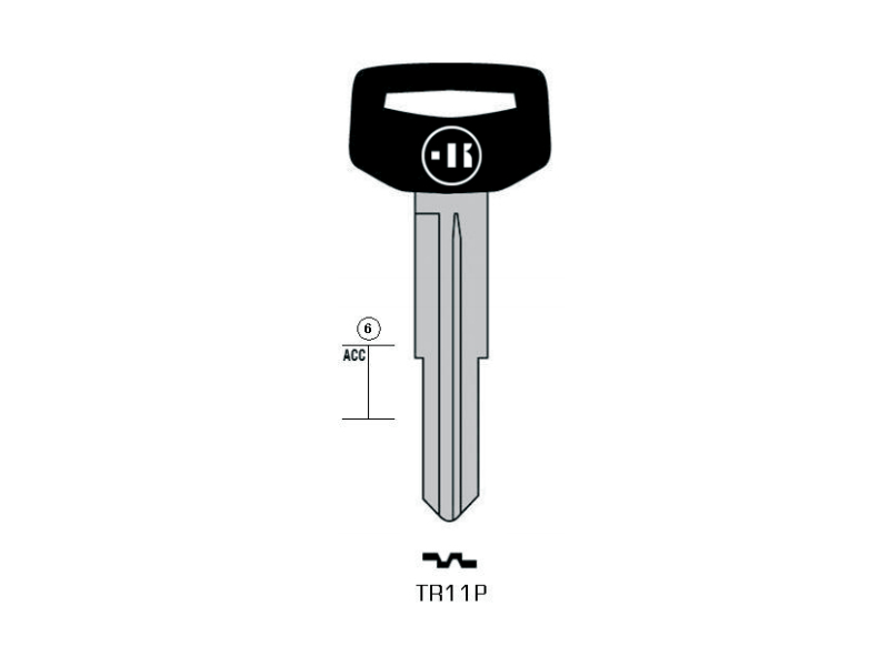 CLÉ KEYLINE TOYOTA TR11P (TOY36P, TOYO-16P)