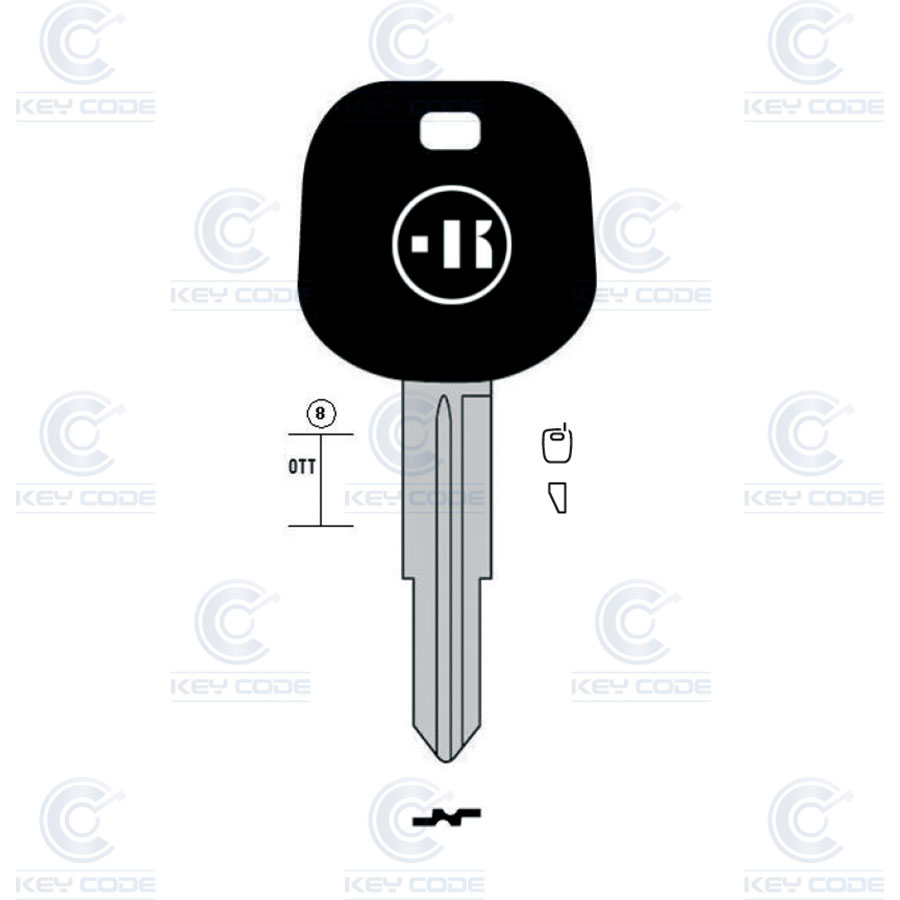 POD KEY TOYOTA TR12 (TOY42)