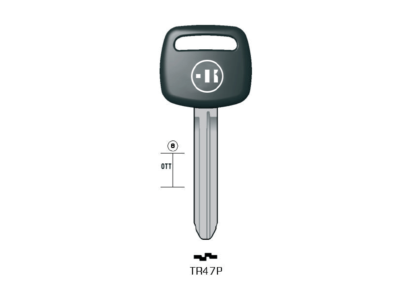 LLAVE KEYLINE TOYOTA TR47P (TOY43P, TOYO-15P)