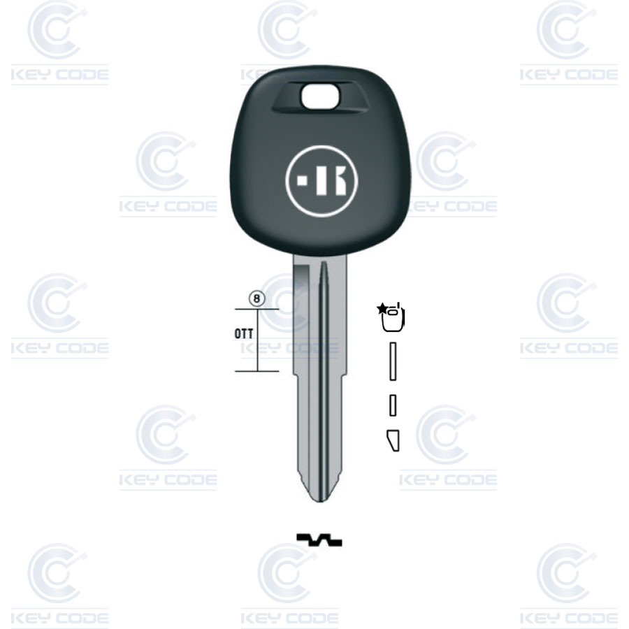 POD KEY TOYOTA TR47 (TOY43, TOYO15)