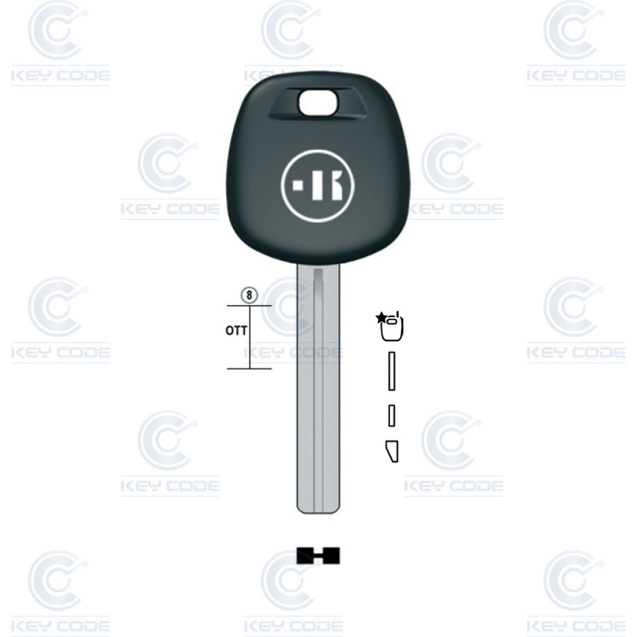 POD KEY TOYOTA TR51 (TOY40, TOYO-18P)