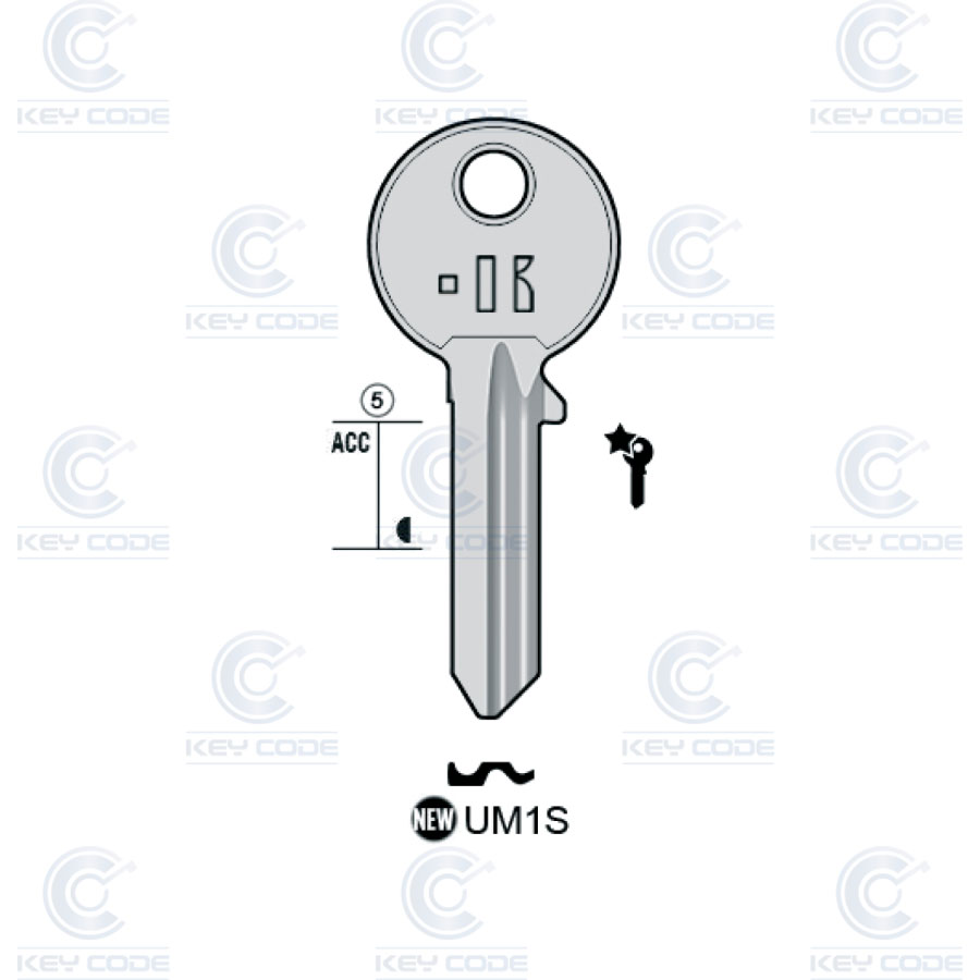 LLAVE KEYLINE UM1S (UC1R, UCEM-1I) 