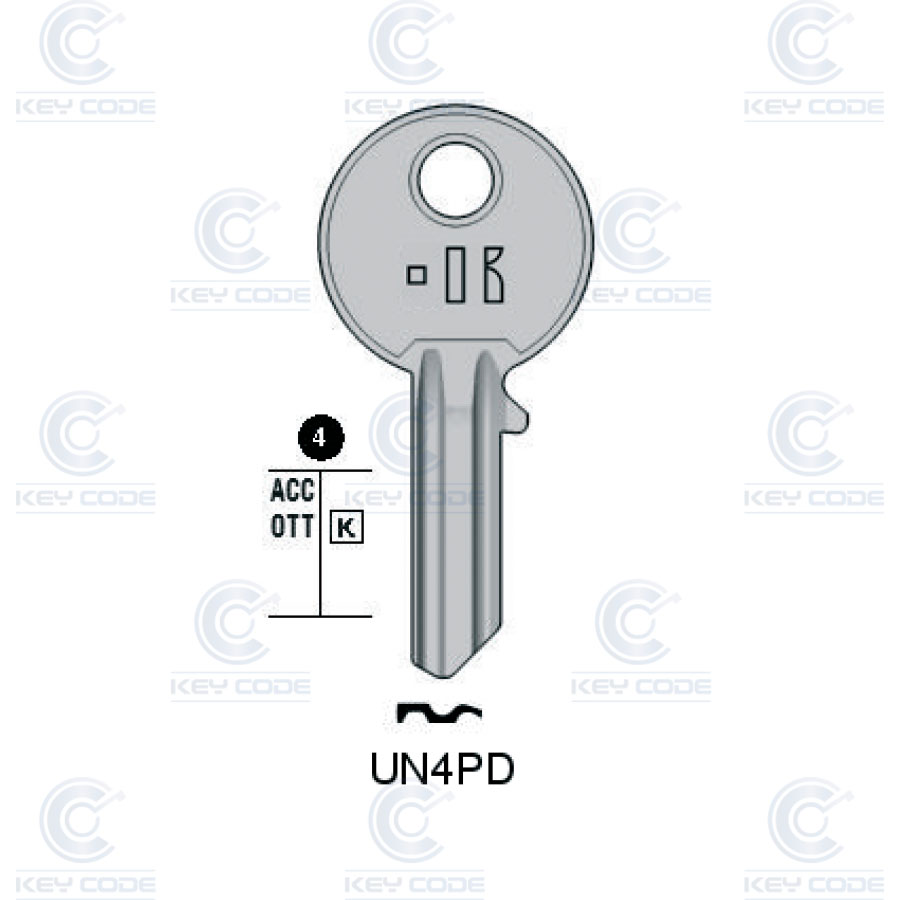 LLAVE KEYLINE UN4PD (UL060, U-3D)