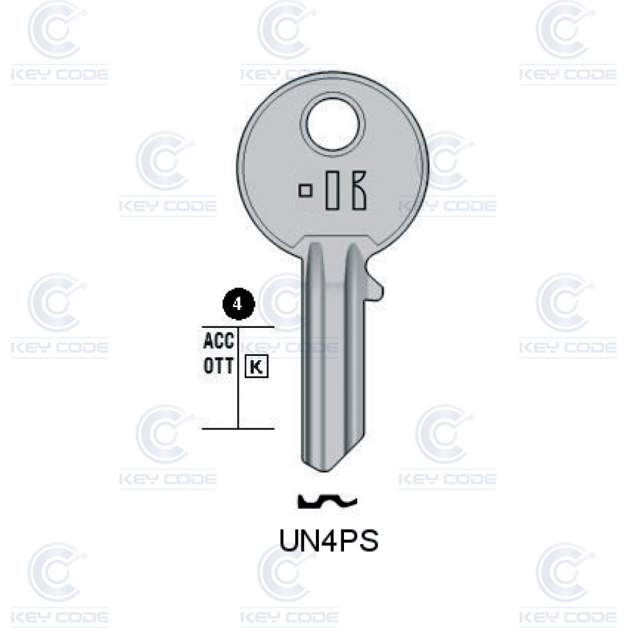 LLAVE KEYLINE UN4PS (UL059, U-3I)