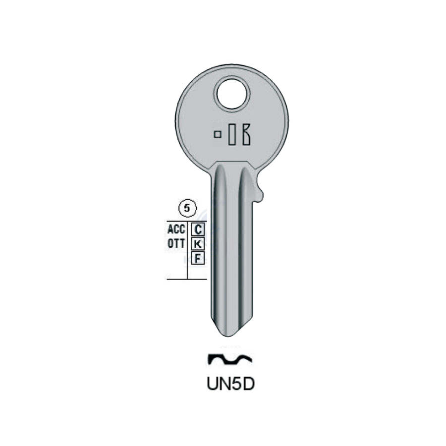 CLE UNIVERSELLE KEYLINE UN5D (UL050, U-5D)