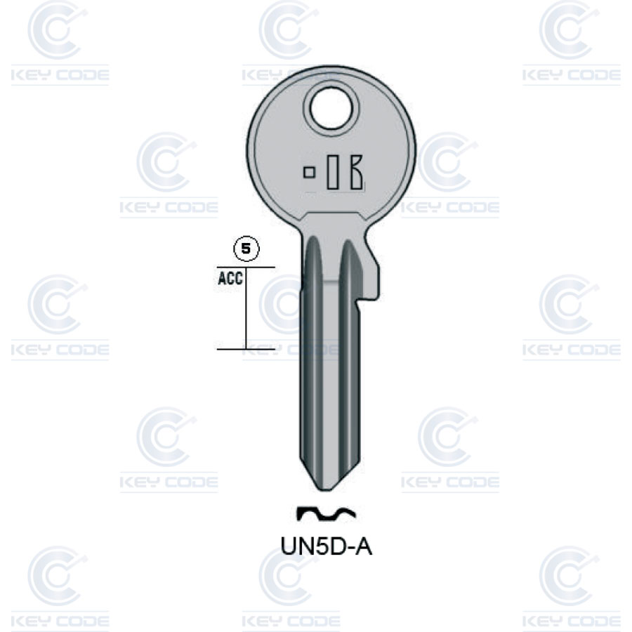CLE UNIVERSELLE KEYLINE  UN5D-A (UL050X, U-5D)