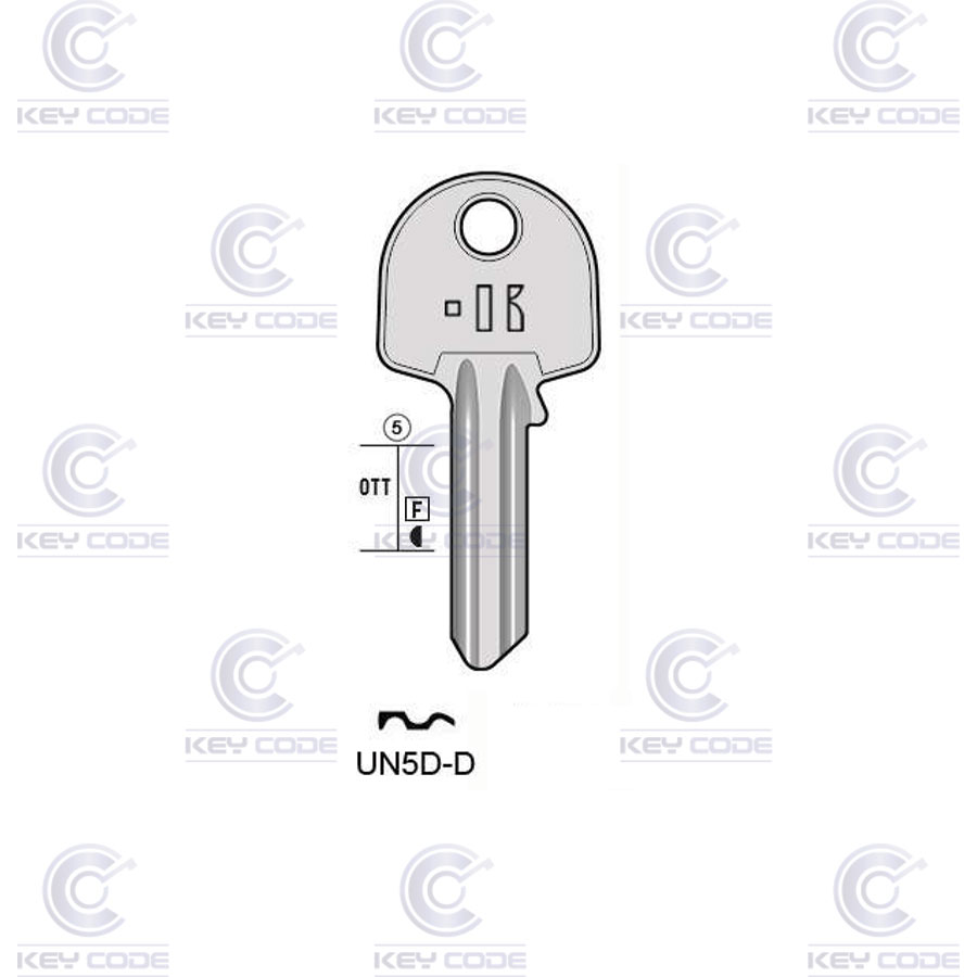 CLE UNIVERSELLE KEYLINE UN5D (UL050, U-5D)