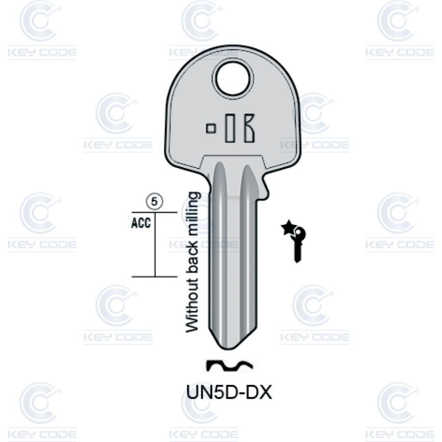 LLAVE KEYLINE UN5D-DX