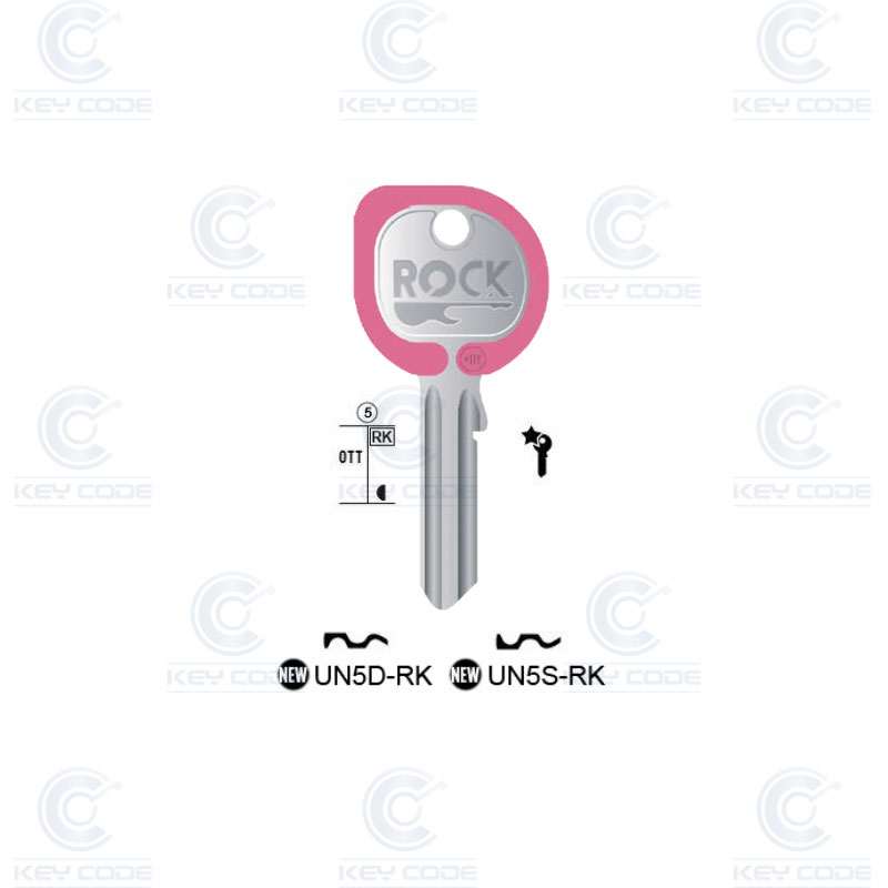 LLAVE UNIVERSAL KEYLINE UN5D ROCK (UL050DZ, U-5D) FUCSIA
