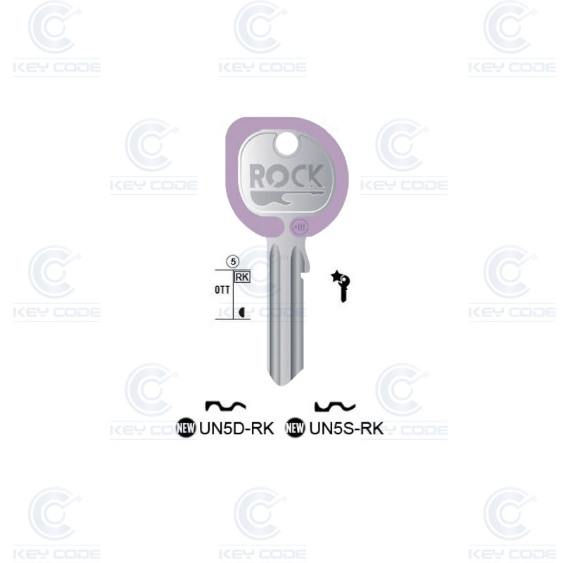 LLAVE UNIVERSAL KEYLINE UN5D ROCK (UL050DZ, U-5D) LILA