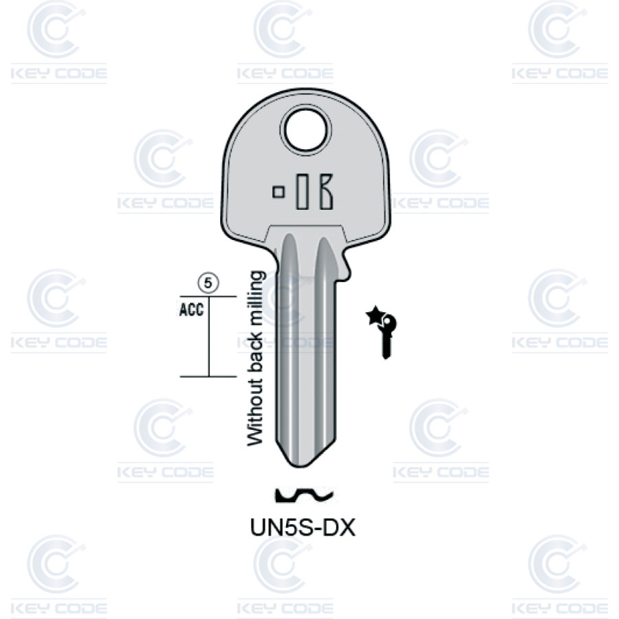 LLAVE KEYLINE UN5S-DX
