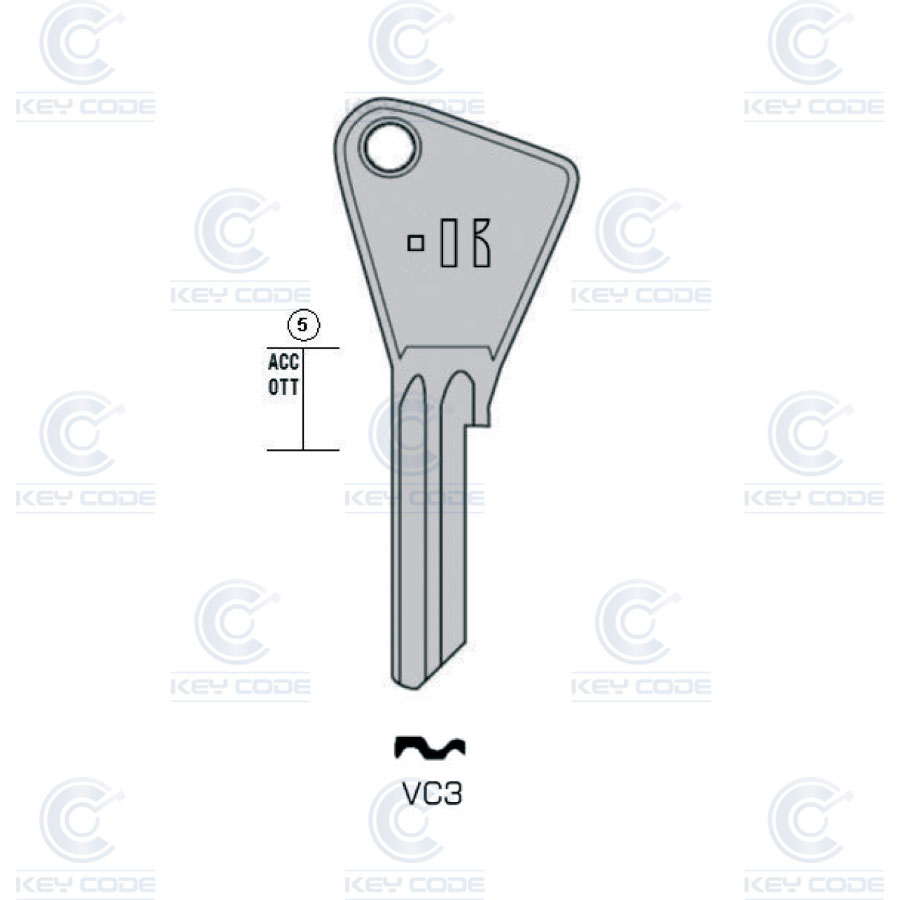 LLAVE KEYLINE VC3 (VAC3, VA-2)