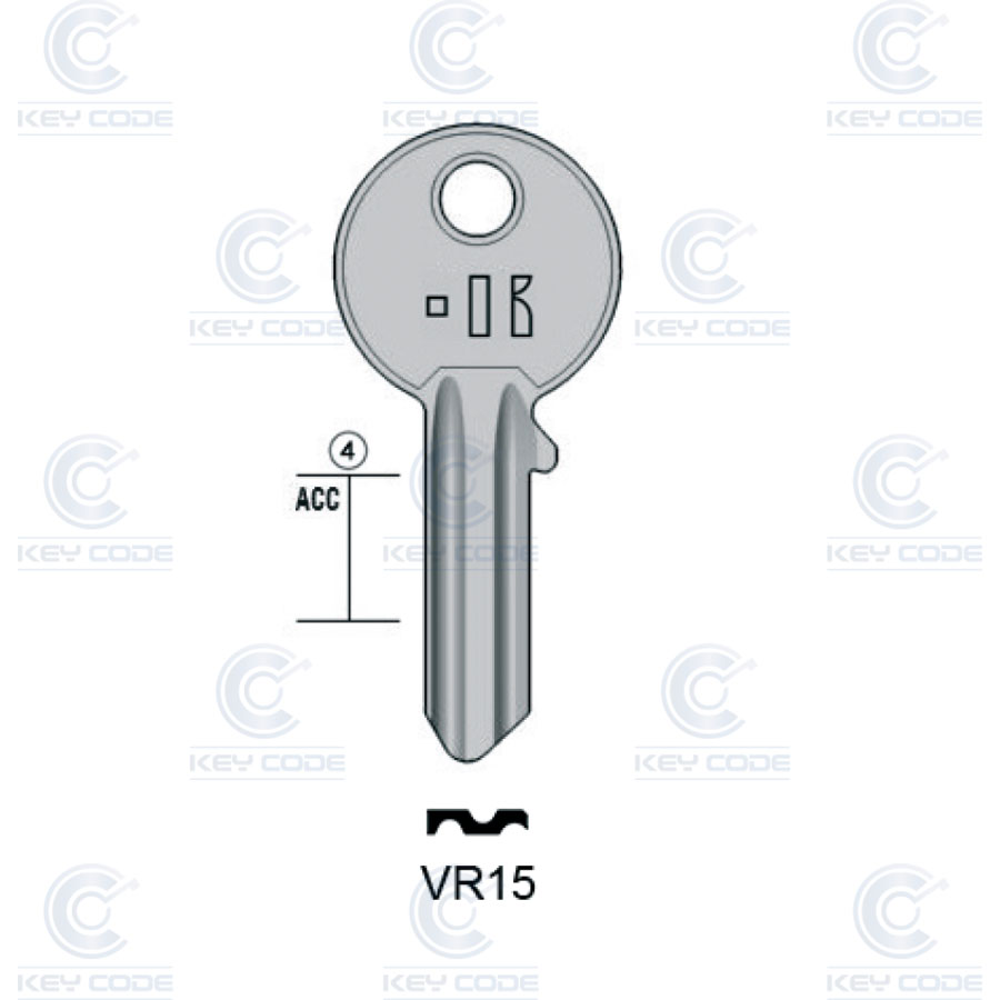 LLAVE KEYLINE VIRO VR15 (VI11, VI-5D)