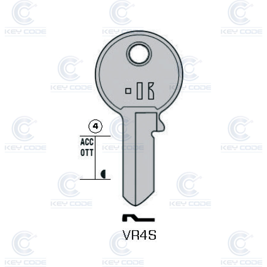 CLE KEYLINE VIRO VR4S (VI083, VI-4D)