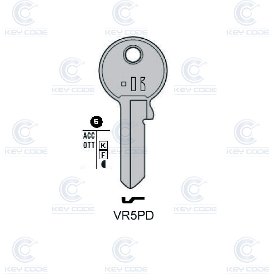 LLAVE KEYLINE VIRO VR5PD (VI086, VI-2I) 