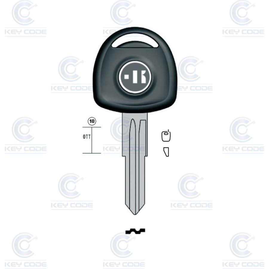 LLAVE KEYLINE OPEL VX1TK (HU46, OP-S) 