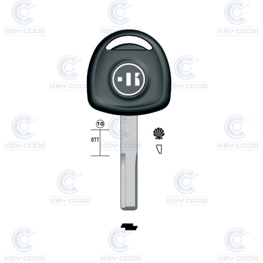 POD KEY OPEL, VAUXHALL VX4 (HU43, OP-WHP)