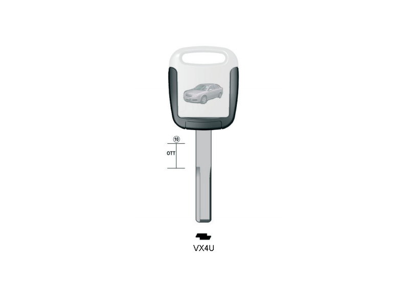 EBAUCHE KEYLINE OPEL VX4U (HU43, OP-H)