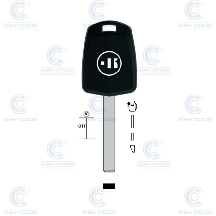 POD KEY OPEL VX5B (HU100, 11P1, Z)