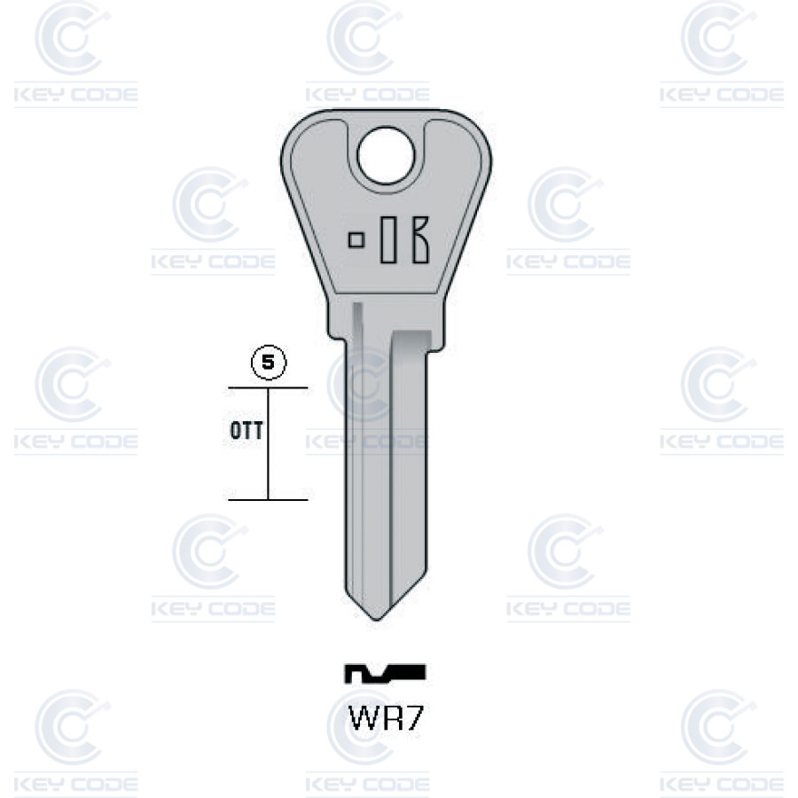 LLAVE KEYLINE WEISER WR7 (WEI7, WEI-1)
