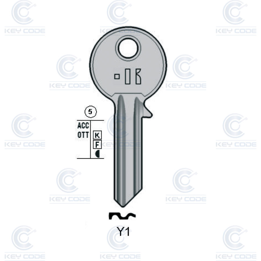 LLAVE KEYLINE Y1 (YA1E, 1A) 