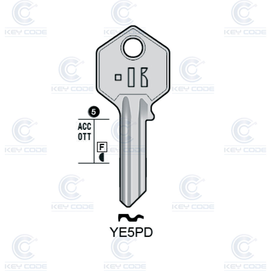 LLAVE KEYLINE YE5PD (YA7, YA-3D) 