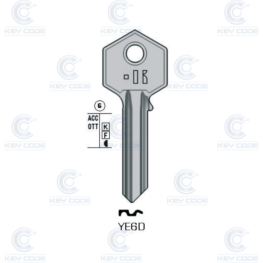 LLAVE KEYLINE YE6D (YA31, YA-22D) 