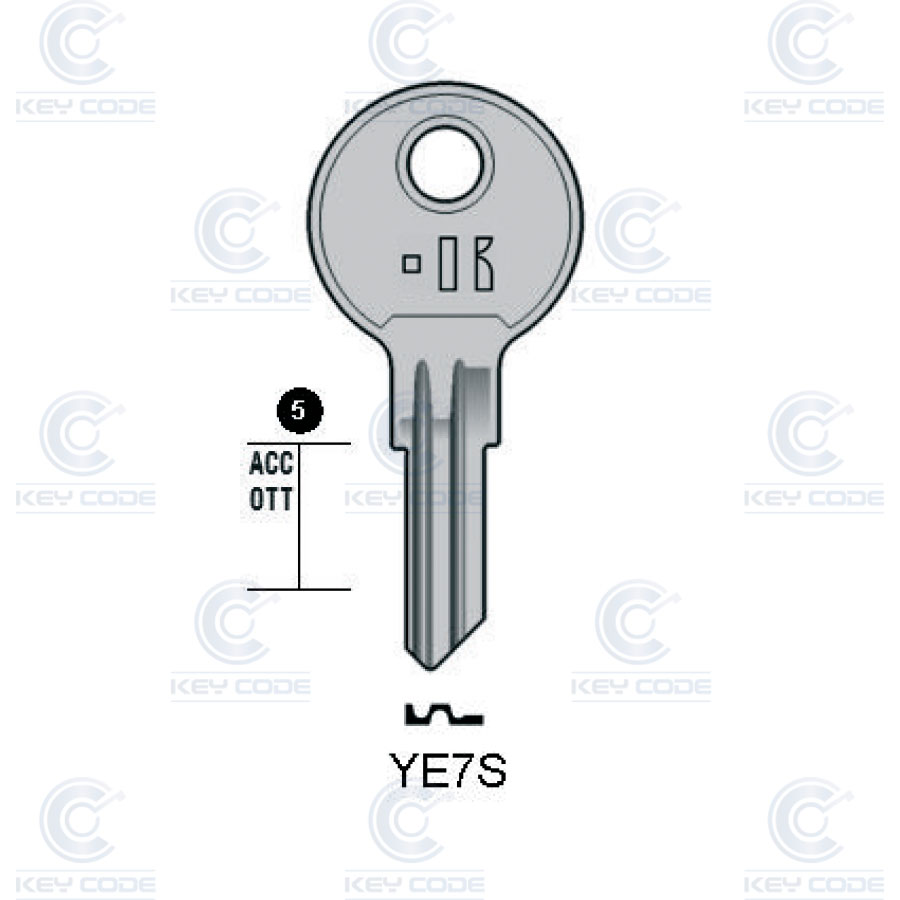 LLAVE KEYLINE YE7S (YA4R, YA-11I) 