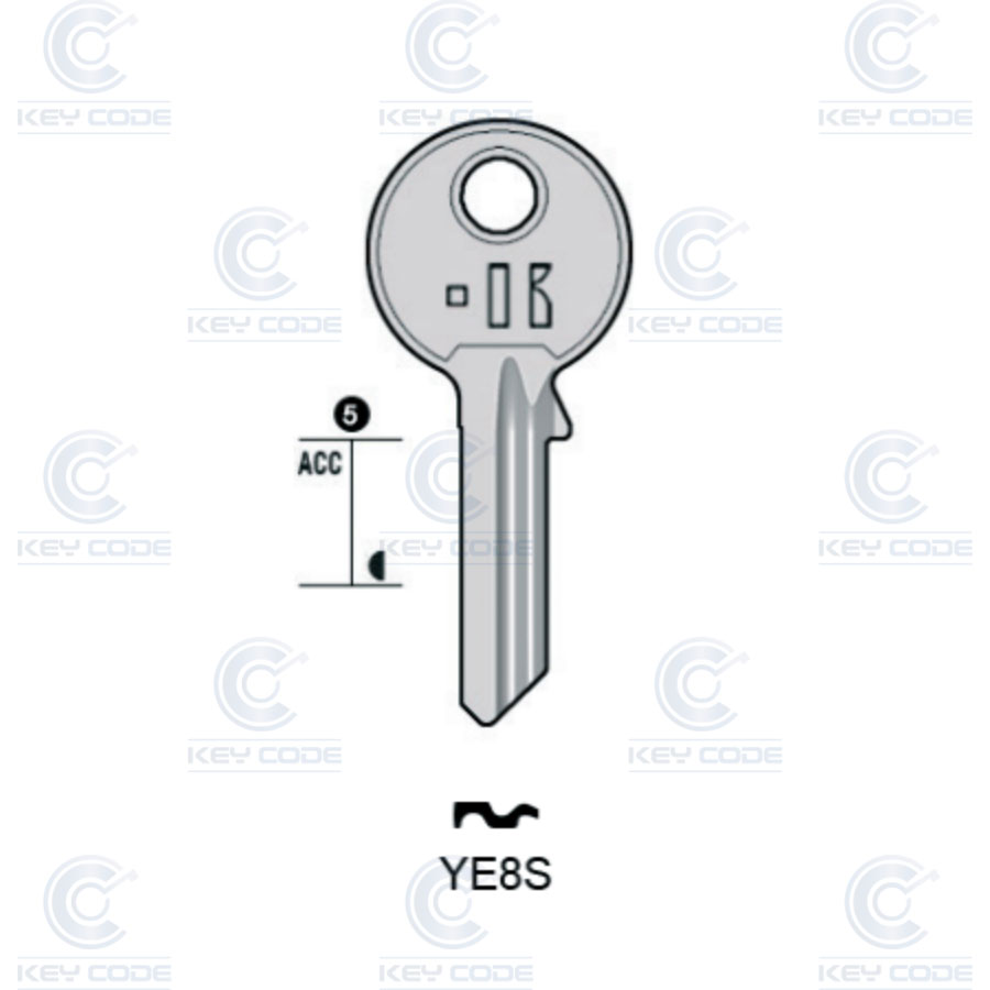 LLAVE KEYLINE YALE YE8S (YA3R, YA-13I) 