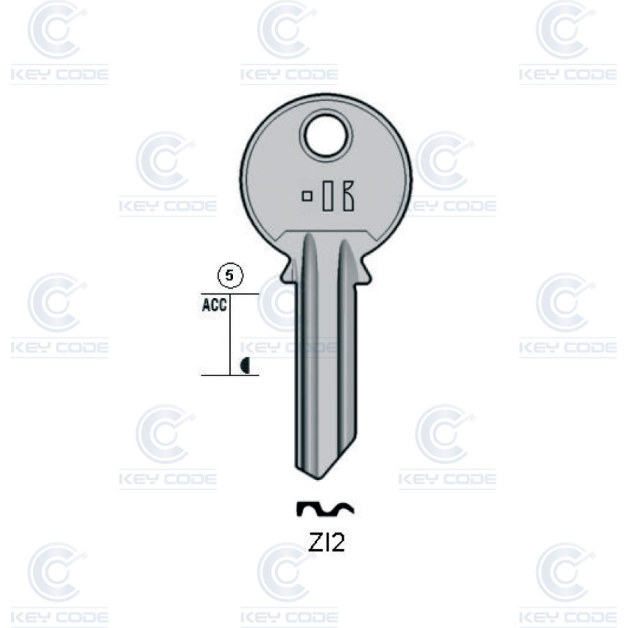 LLAVE KEYLINE ZI2 (ZE1, ZE-5D)
