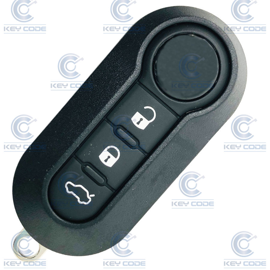 TELECOMMANDE PLIABLE AVEC 3 BOUTONS POUR LANCIA YPSILON (PCF7946 ID46 BLOQUEE) SANS EBAUCHE 433 mhz