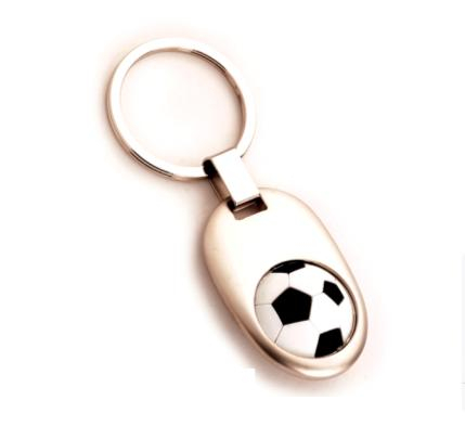 EXPOSITOR CON 12 LLAVEROS CON FORMA DE BALÓN DE FÚTBOL