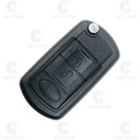 FLIP REMOTE KEY WITH 3 BUTTONS FOR LAND ROVER LR3, RANGE ROVER AND SPORT PCF7941 ID46 433 Mhz ASK (KEY BLADE HU101)