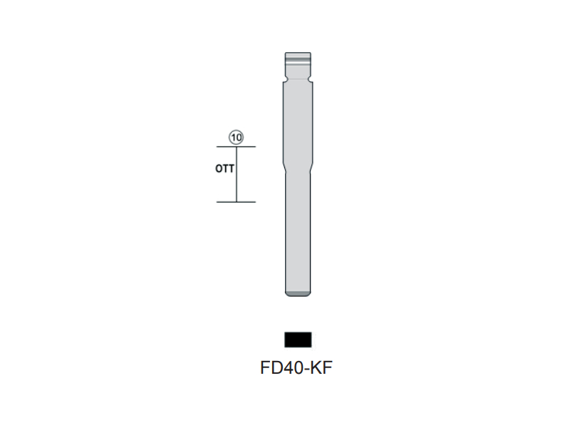 ESPADÍN KEYLINE FORD FD40 (HU101) PARA MAVIK