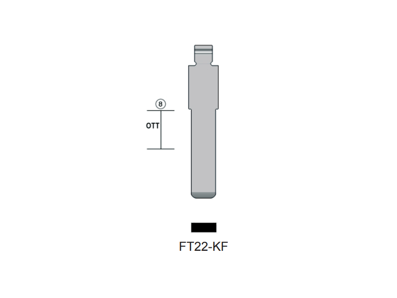 ESPADÍN KEYLINE FIAT FT22 (SIP22, TP02) PARA MAVIK