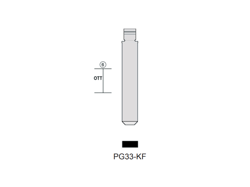ESPADÍN KEYLINE PSA PG33 (VA2, TP12CIT) PARA MAVIK
