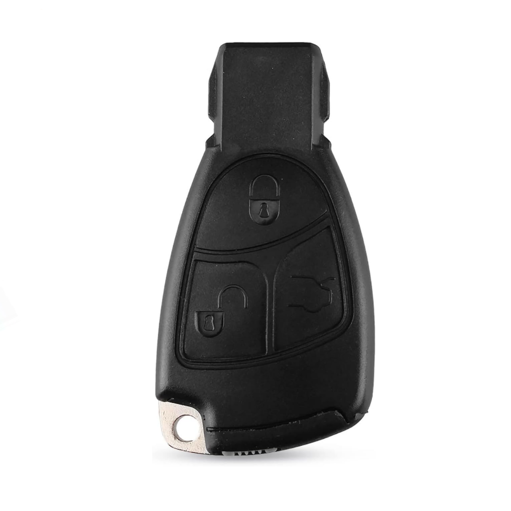 COMPLETE HOUSING OF INTELLIGENT INFRARED REMOTE CONTROL WITH 3 BUTTONS, BATTERY HOLDER, AND BLADE